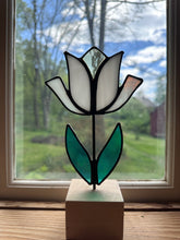Stained glass flower